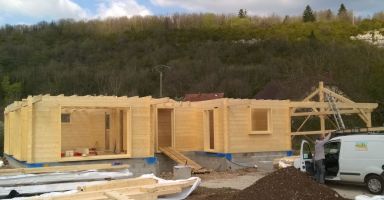 Nouvelle maison bois pour habitation principale à CHARCIER (39)