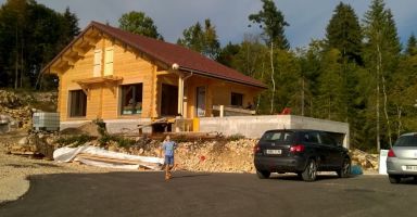 LAMOURA (39), une nouvelle construction voit le jour